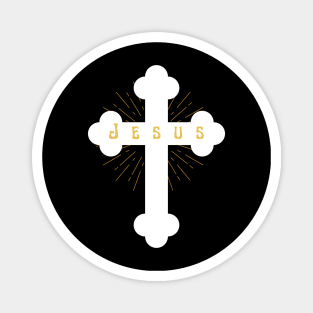 Jesus - Christian Cross Magnet